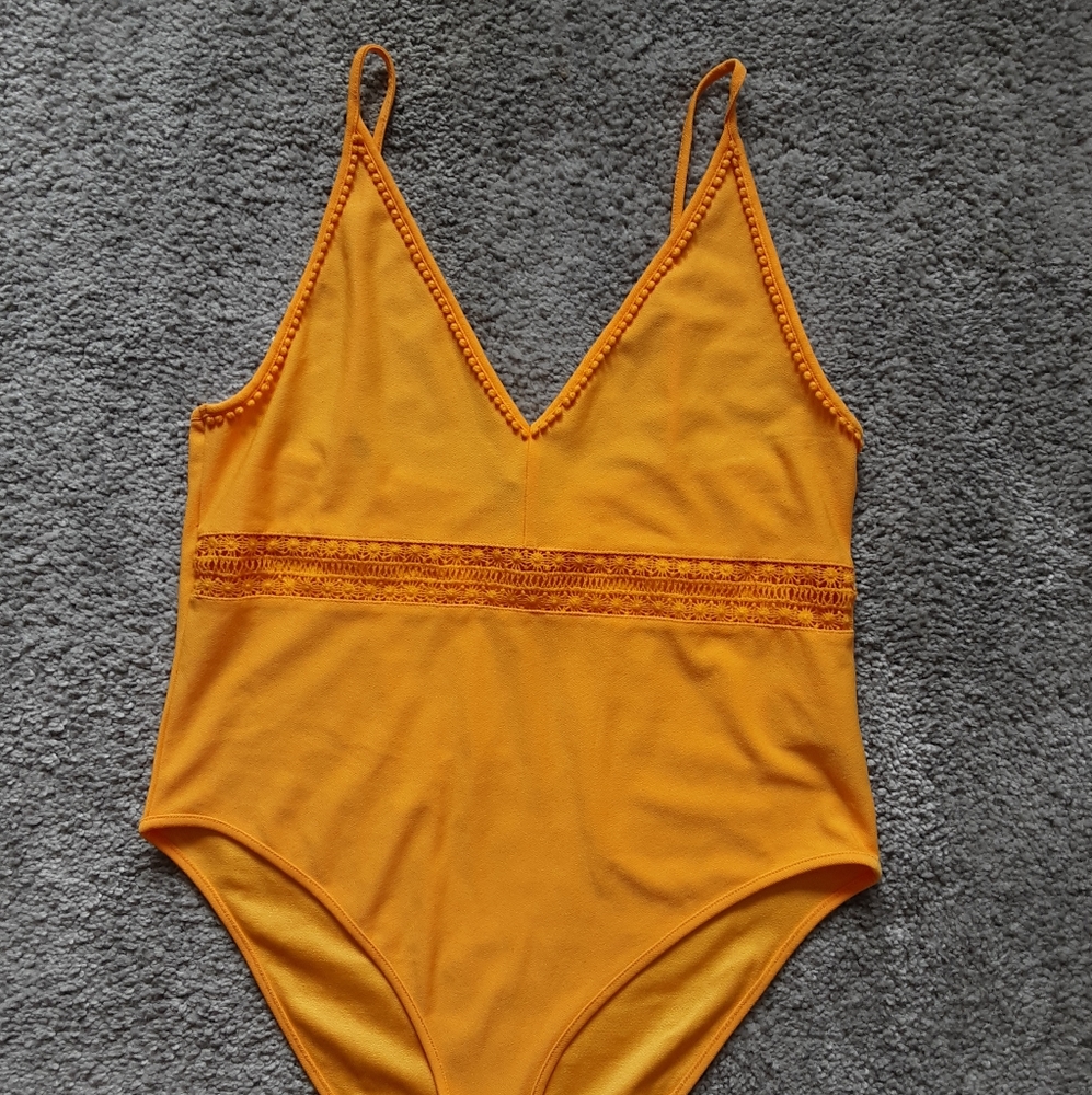H&M orange bodysuit